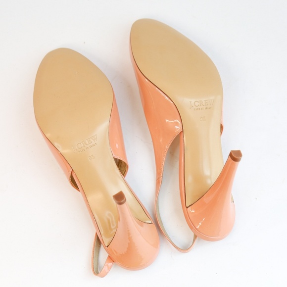 J. Crew Round Toe Slingback Pumps Size 9.5 Purchased from Katherine Heigl Closet - Picture 7 of 7